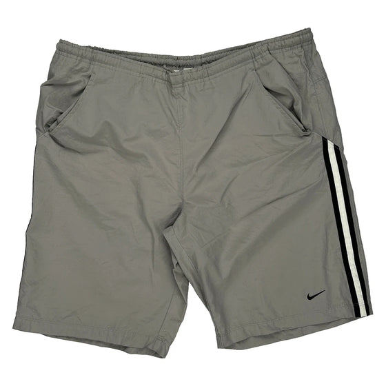 Nike Sport Shorts - Large Grey Polyester