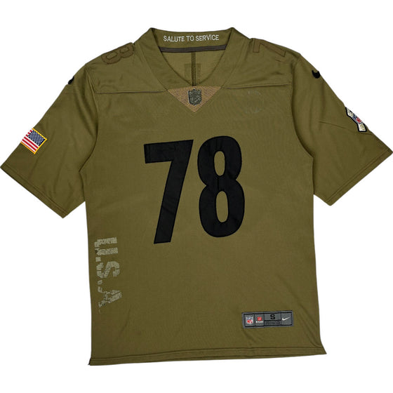 Nike Salute to Service Villanueva NFL Jersey - Small - Khaki Polyester