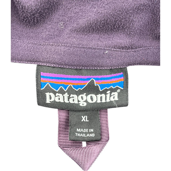 Patagonia 1/4 Zip Fleece - XL - Purple Polyester