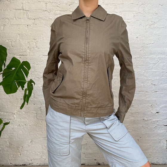 Vintage khaki Doppelganger Jacket - womens medium