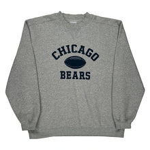  Chicago Bears Reebok Sweatshirt - Large Grey Cotton Blend