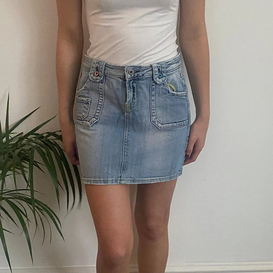 Vintage blue Vigoss Denim Skirt - womens 29" waist