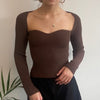 Vintage brown Miss Sixty Long Sleeve Top - womens x-small