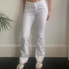 Vintage white Richmond Jeans - womens 28" waist