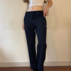 Vintage navy Cheap & Chic Moschino Trousers - womens 28" waist