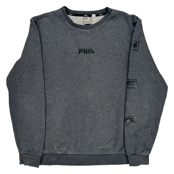 Sportswear Puma Graphic Sweatshirt - Medium Grey Cotton Blend