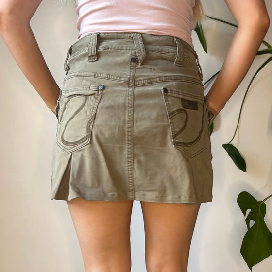 Vintage green Wrangler Cargo Skirt - womens 30" waist