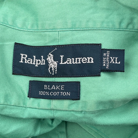 Ralph Lauren Shirt - XL Green Cotton