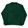 Ralph Lauren 1/4 Zip - 2XL Green Cotton Blend