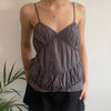 Vintage grey Sisley Cami Top - womens medium