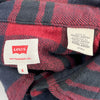 Levis Checked Flannel Shirt - Small Red Cotton