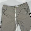 Nike Sport Shorts - Large Grey Polyester