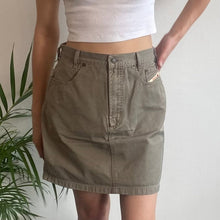  Vintage khaki Diesel Mini Skirt - womens 28" waist