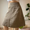 Vintage brown Jill Sander Midi Skirt - womens 26" waist