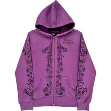  Harley Davidson Graphic Hoodie - Small - Purple Cotton