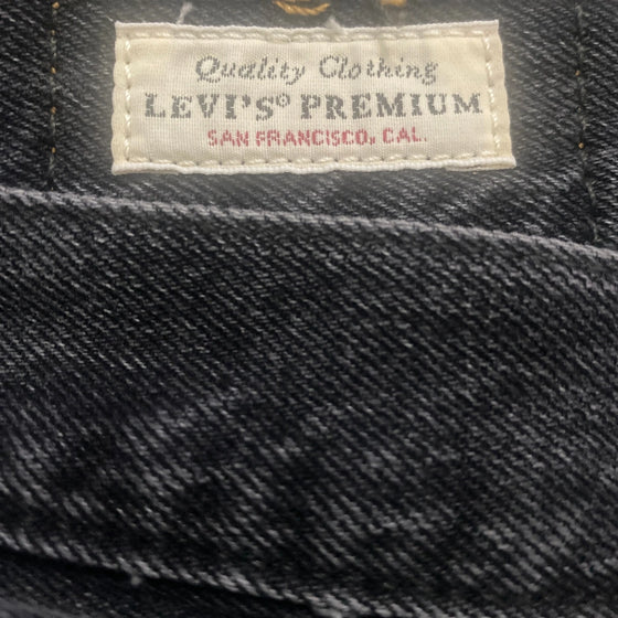 Vintage black Levis Denim Skirt - womens 32" waist