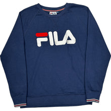  Fila Logo Sweatshirt - Small - Navy