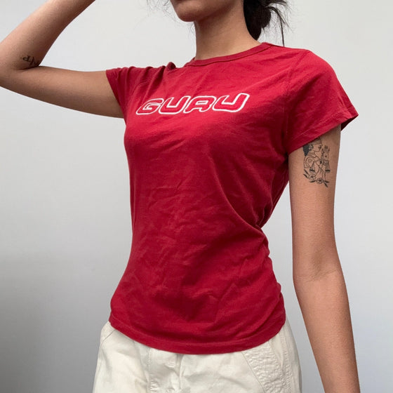 Vintage red Guru T-Shirt - womens medium