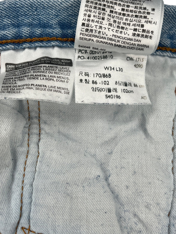 Levis 501 Jeans - W34 L30 Blue