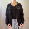 Vintage black Just Cavalli Hoodie - womens x-small