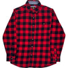 Lee Regular Fit Flannel Shirt - Large - Red Cotton