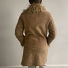 Vintage brown Gianfranco Ferre Afghan Coat - womens medium