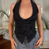 Vintage black Caipirinha Waistcoat - womens small