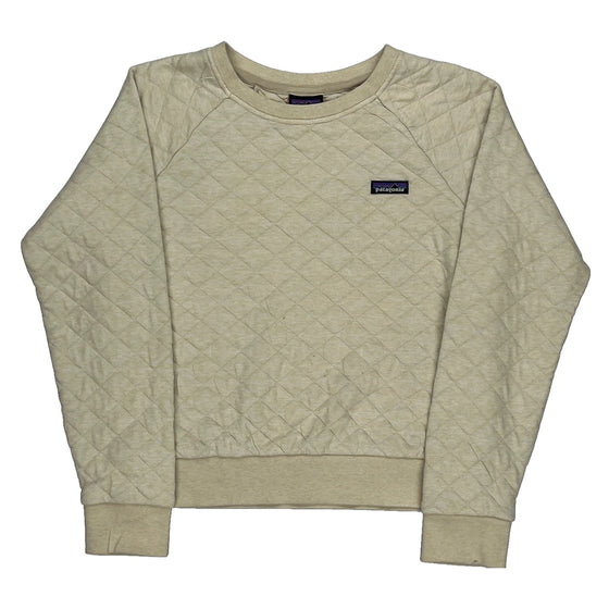 Patagonia Jumper - Small Beige Cotton Blend