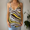 Vintage brown Specchio Cami Top - womens small