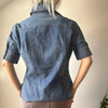 Vintage blue Just Cavalli Denim Shirt - womens large