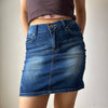 Vintage blue Blusky Denim Skirt - womens 28" waist