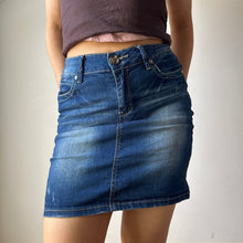  Vintage blue Blusky Denim Skirt - womens 28" waist