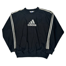  Adidas Logo Adidas Graphic Sweatshirt - Large Black Polyester