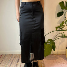  Vintage black Unbranded Cargo Skirt - womens 27" waist