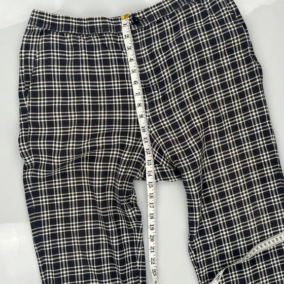 Stussy Checked Trousers - 34W 27L Black Cotton Blend