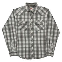  Levis Checked Shirt - Medium Grey Cotton Blend