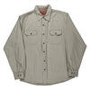 Wrangler Shirt - Large Beige Cotton