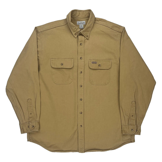 Carhartt Tall Shirt - XL Beige Cotton