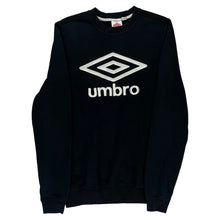  Sportswear Umbro Spellout Sweatshirt - Small Black Cotton Blend