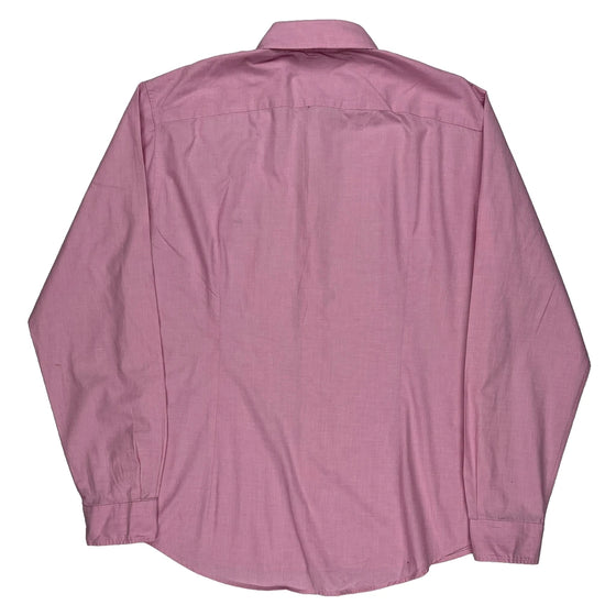 Lacoste Slim Fit Shirt - Large Pink Cotton