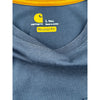 Carhartt Relaxed Fit T-Shirt - Large Tall - Navy Cotton Blend