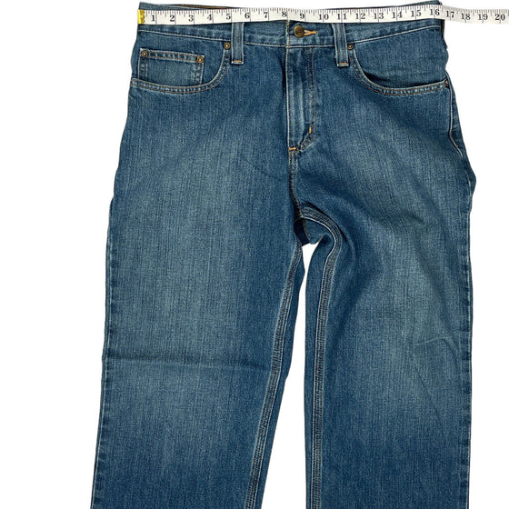 Carhartt Relaxed Fit Jeans - 32W 30L - Blue Cotton Blend