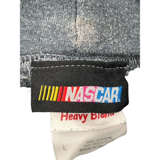 Nascar Danica 7 Hoodie - Large - Grey Cotton Blend