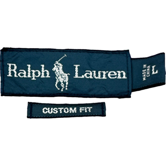 Ralph Lauren Custom Fit Check Shirt - Large - Purple Cotton