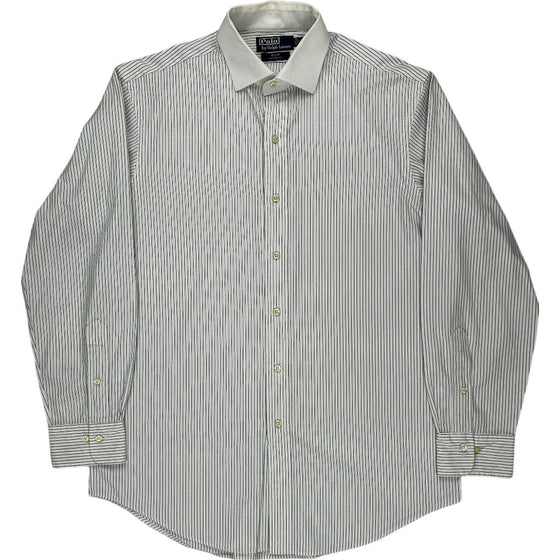 Polo by Ralph Lauren Regent Custom Fit Shirt - Large - White Cotton