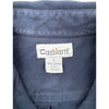 Carhartt Regular Button-Up Shirt - Large - Navy Cotton