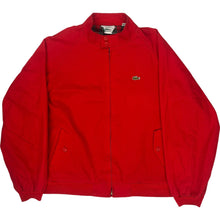  Lacoste Harrington Jacket - XL - Red Cotton