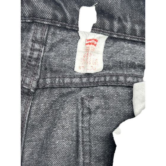 Levis 550 Relaxed Fit Tapered Leg Jeans - 32W 29L - Grey Cotton