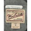 Woolrich Deer Print Flannel Shirt - Medium - Grey Cotton