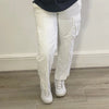 Vintage white Ralph Lauren Cargo Trousers - womens 32" waist